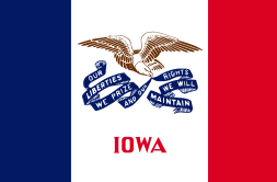 Iowa state flag